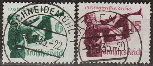 1935 - Рейх - Гітлер-югенд Mi.584-85 X _7.0 € Ціна