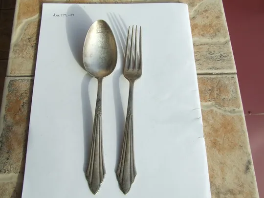 Ложка веделка посріблення вага 130 гр. Германія ВМФ-90 роз.-21 см. 1920-40 рр.. Ціна