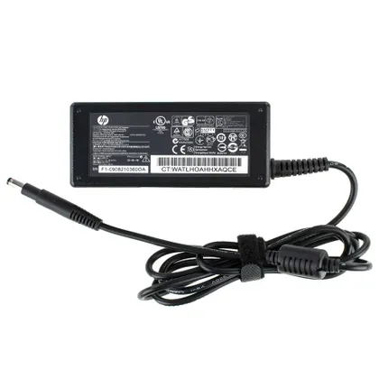 фото, Блок живлення для ноутбука HP 19.5V, 3.33A, 65W, 4.8*1.7мм LONG (4.75*1.7мм) (для 15-B000 та т.д.), 3 hole, black (без кабеля!)