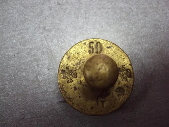 Гиря клейма 50 N.D.B. гирька высота 2,2 см, диаметр 2,6 см №11615 Характеристики