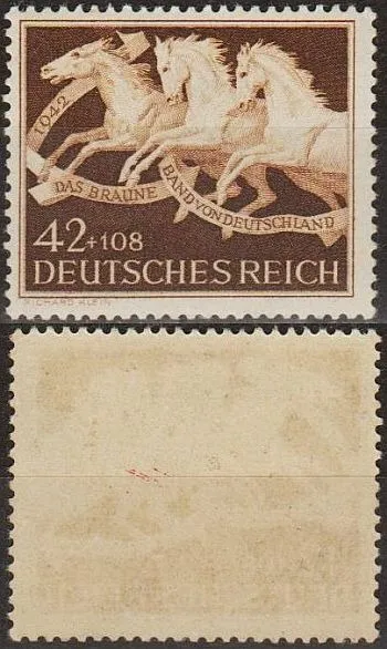 1942 - Рейх - Турнір в Мюнхені Mi.815 ** Ціна
