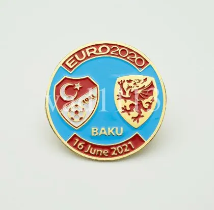 фото, футбол значок - ЕВРО 2020  Турция - Уэльс