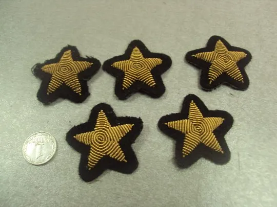 милитария нашивка шеврон звезда на рукав вмф флот лот 5 шт №15002 Ціна