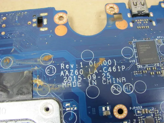 594-13  материнська плата AAZ60 LA-C461P  i5-6300U SR2F0  для Dell Latitude E7470  7470 оригінал Недорого