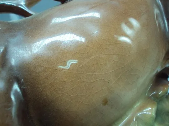 Фигура керамика Германия Sitzendorfer Porcelain Works олень большой высота 34 см под реставрацию №20 Інтернет-аукціон