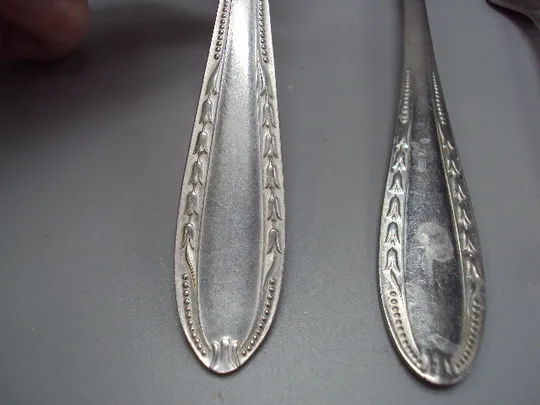 Столовые приборы ложка и вилки столовая и десертная ДСС нерж цветы колокольчики нержавейка №18620в Недорого