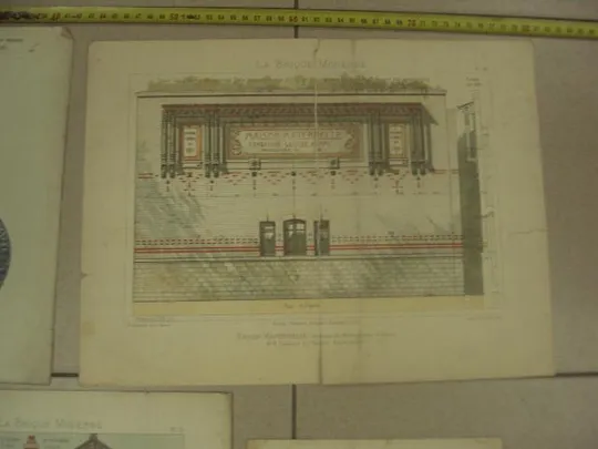 литографии la brique moderne, приложение к журналу пробуждение лот 5 шт №8347 Недорого