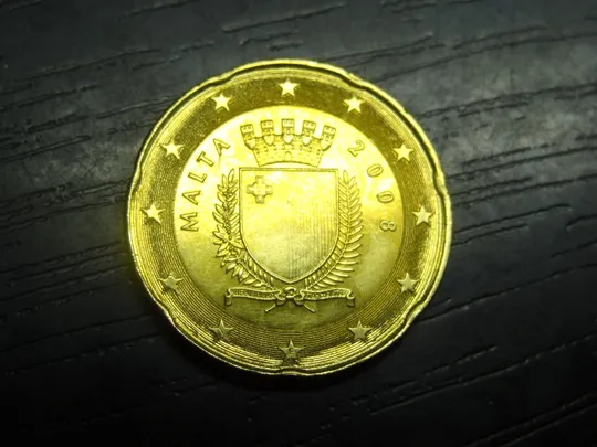 20 євроцентів 2008 Мальта UNC Ціна