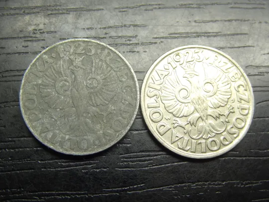 Купити 20 грошей 1923 Польща (два різновиди, нікель і цинк)