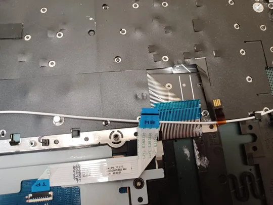 номер1060-3 корпус кришка палмрест 460.0QD0X.0002 0HH9P4 з клавіатурою для Dell Inspiron 7620 2in-1 корпус топкейс верхня панель палмрест cover-C тачпад оригінал Торговий майданчик