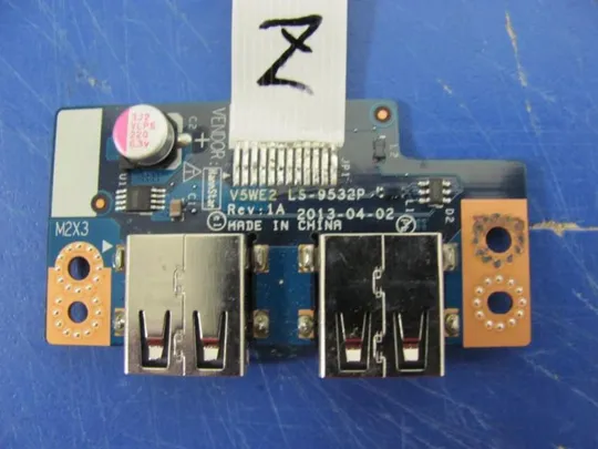 №30-13 Плата USB LS-9532P NBX0001BH00 для ASPIRE E5-521 E5-571 E5-511 E5-531 E5-571g e1-570 оригінал Продаж