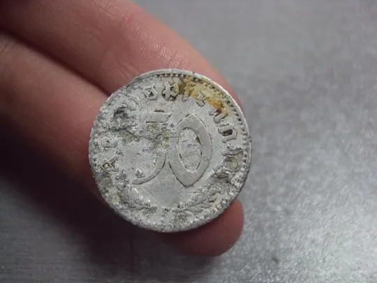 монета германия 5 пфеннигов 1941 А, 50 пфеннигов 1940 F лот 2 шт №7947 Продаж
