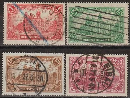 фото, 1920 - Німеччина - Стандарти Mi.113-15 _10,0 €