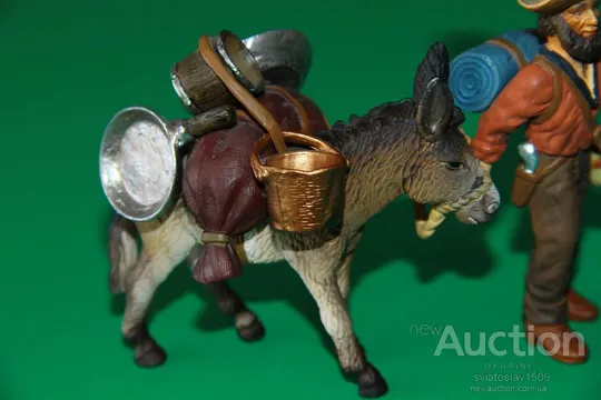 ковбой старатель золотошукач SCHLEICH 90-100мм ФРГ Інтернет-аукціон