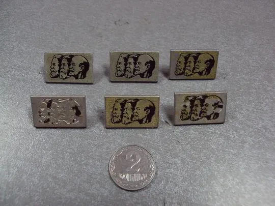 знак ленин маркс энгельс лот 6 шт №1605 Ціна