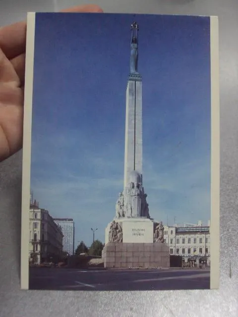 открытка рига памятник свободы чсср 1989 №994 З аукціону