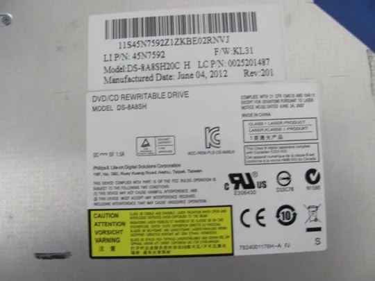 №214-3 DVD-привод DS-8A8SH20C для Lenovo ThinkPad L430 оригінал Інтернет-аукціон