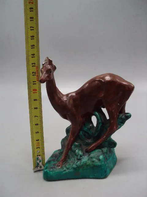 Фигура фарфор статуэтка олень ссср высота 13,8 см под реставрацию №14019 Характеристики