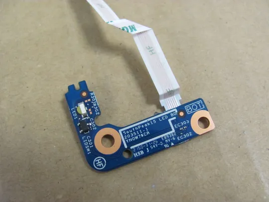 Купити номер0728-23 плата кнопки вкл 450.0M60C.0001 YN0W7 для  DELL  Latitude 5520 5521 Precision 3560 3561 Плата кнопки включеня Кнопкова плата Кнопковий модуль Плата управління кнопками, Плата кнопки живлення Laptop Power button board оригінал