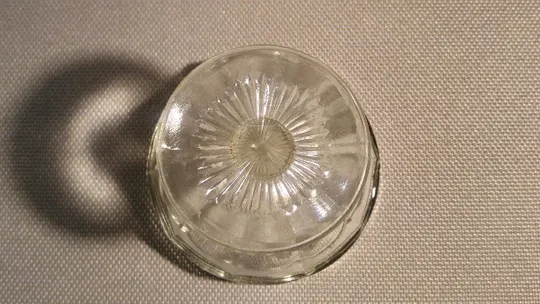 Ваза цукерниця креманка на ніжці міні прозоре радянське скло Вживане в Україні