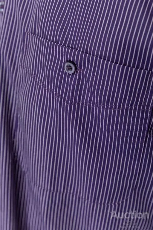 Рубашка мужская в полоску, цвет фиолетовый, 131R151013 Де купити