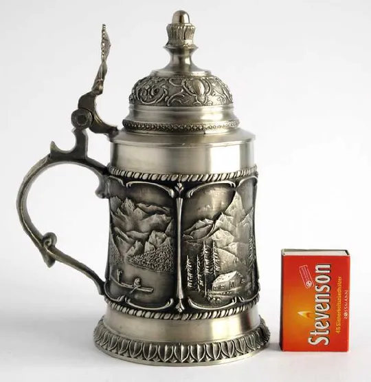 Олов'яний кухоль Життя в горах 450 мл SKS Germany Інтернет-аукціон