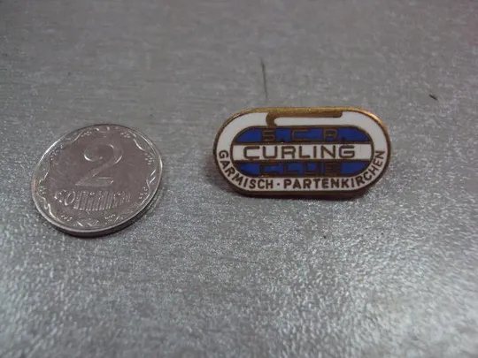 знак керлинг cc curling club garmisch partenkirchen №2871 Ціна