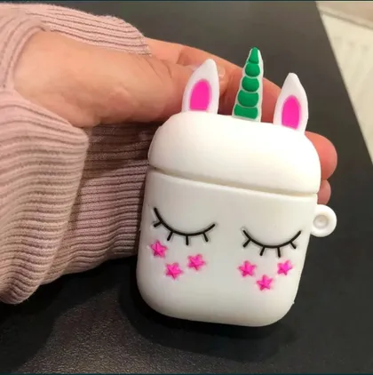 фото, Чудовий кейсик, чохол Airpods 2 із єдинорогом!
