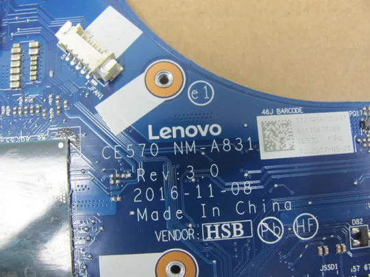 773-1 материнська плата CE570 NM-A831 SR2ZU  i5-7200U для  Lenovo ThinkPad E570  оригінал Де купити