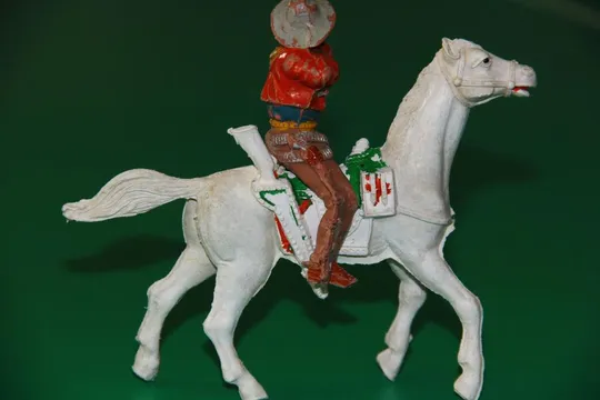 ковбой с ружьем на коне LAFREDO 100-120мм ОРИГИНАЛ раритет Продаж