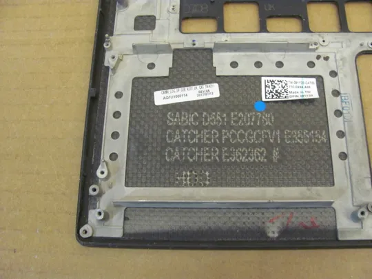 номер0914-4 Кришка панель палмрест AQ1U1000114 091Y20 0D6CWH AQ1BG000114  для Dell XPS 15 9560 Precision 5520 оригінал в Україні