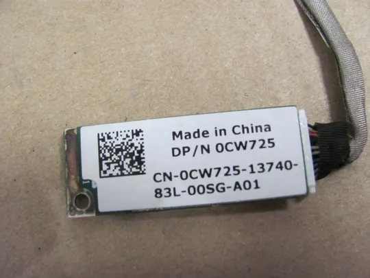 367-56 Bluetooth модуль 0CW725 50.4W102.001  для Dell XPS M1530 PP28L оригінал Де купити