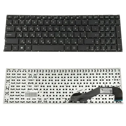фото, Клавіатура для ноутбука ASUS (X540 series) rus, black, без фрейма (оригінал)