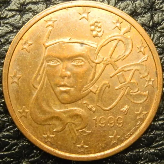 2 євроценти 1999 Франція Ціна