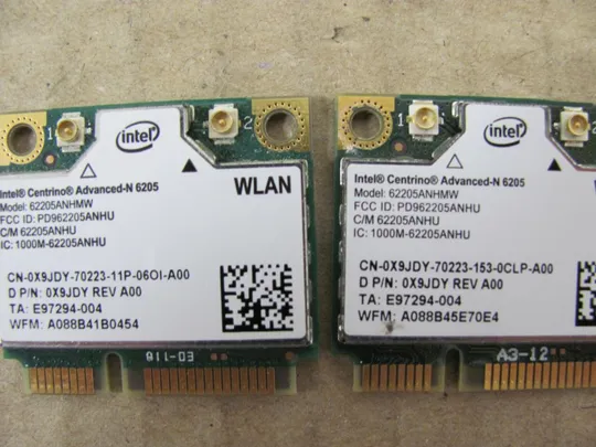 372-19 Модуль Wi-Fi Intel Centrino Advanced-N 6205 62205ANHMW для DELL LATITUDE E5520 E6520  оригінал З аукціону