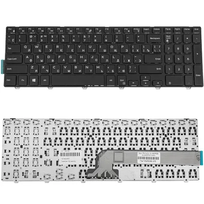 фото, Клавіатура для ноутбука DELL (Inspiron: 3541, 3542, 3543, 5542, 5545, 5547) rus, black