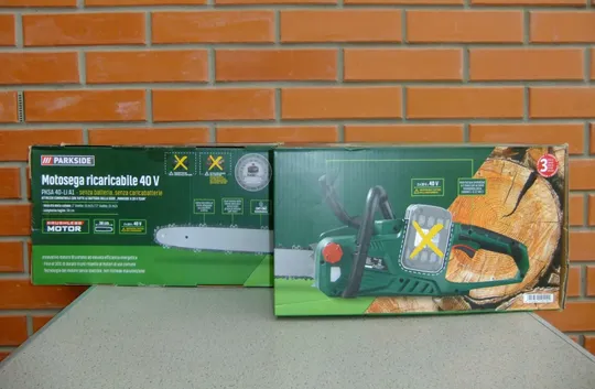 Ланцюгова пила акумуляторна Parkside PKSA 40-Li A1 (без АКБ і ЗП) Ціна