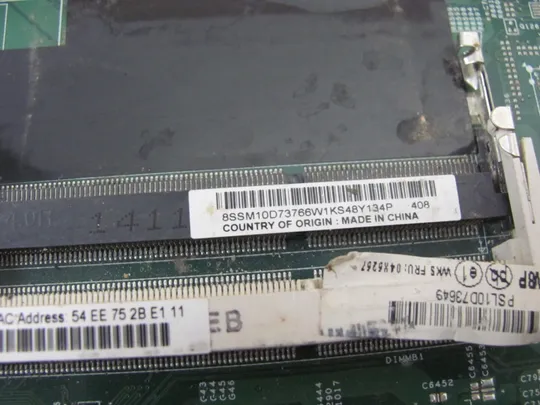 428-7 материнська плата 48.4L016.021  для Lenovo ThinkPad T540P  оригінал Характеристики