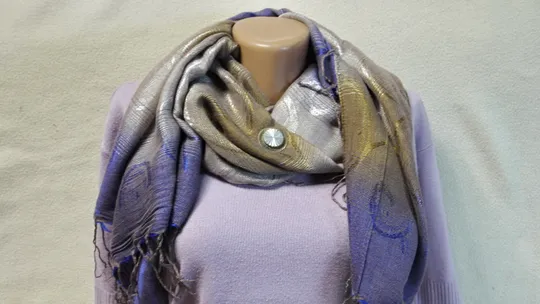 Брошка мельхіор скань червоне скло стара радянська біжутерія Вживане в Україні