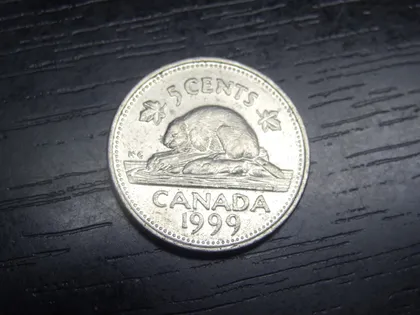 фото, 5 центів Канада 1999 мідно-нікель