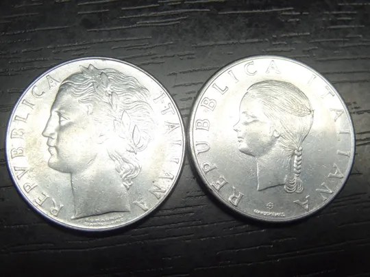 Купити 100 лір Італія 1979 (два різновиди)