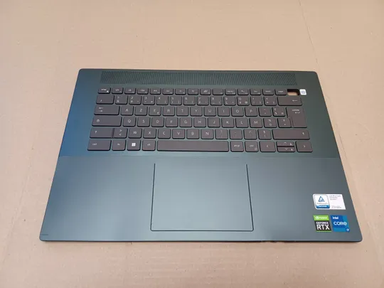 номер1059-17 корпус кришка палмрест 0RYX3M 460.0QC1Q.0002 з клавіатурою 048GGR для Dell  Inspiron 16 Plus 7620 7625 корпус топкейс верхня панель палмрест cover-C тачпад оригінал Ціна