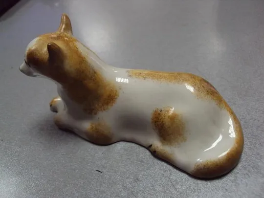 Фигура фарфор полонное зхк собака собачка щенок дружок №10335 З аукціону