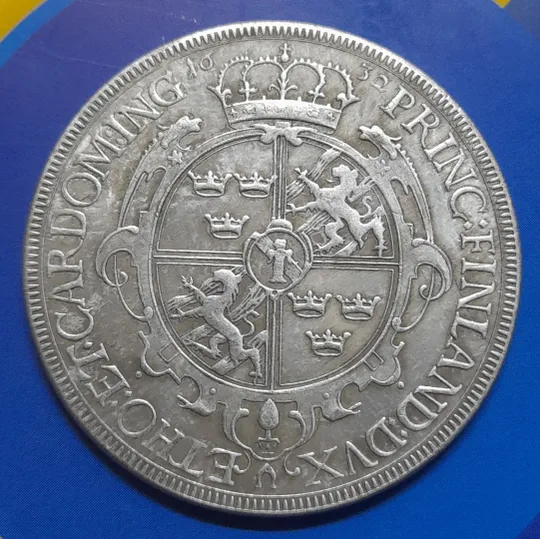 Купити Німеччина. Талер 1632 року. Адольф Густав. Копія.