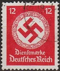 фото, 1934 - Рейх - Службові - Свастика 12 Mi.138 _2,0 €
