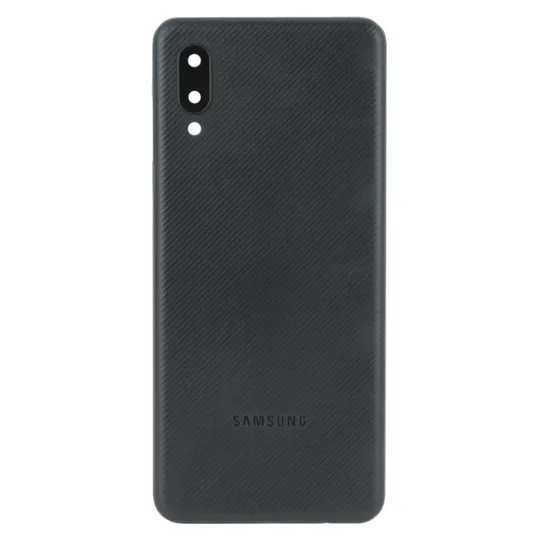 Задня частина корпусу Samsung Galaxy A02 SM-A022 Black (з склом камери) Ціна