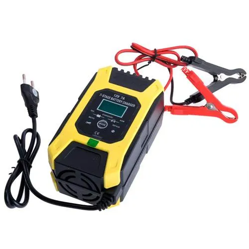 Умное зарядное устройство авто аккумуляторов 12В 7А ЖК FOXSUR FBC1207D Ціна