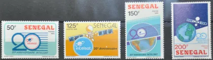 фото, Сенегал Космос Интелсат-1 1985