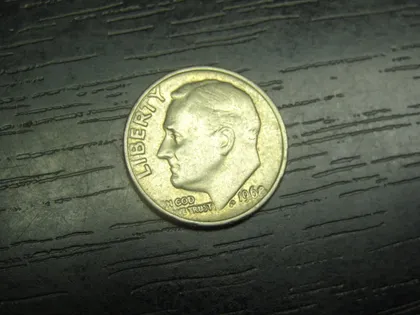 фото, 1 дайм 1968 США