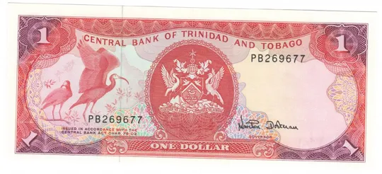 1 долар 1985 року UNC Тринідад і Тобаго Ціна